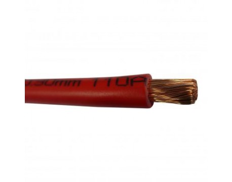 Câble de batterie 25mm² rouge (le m)