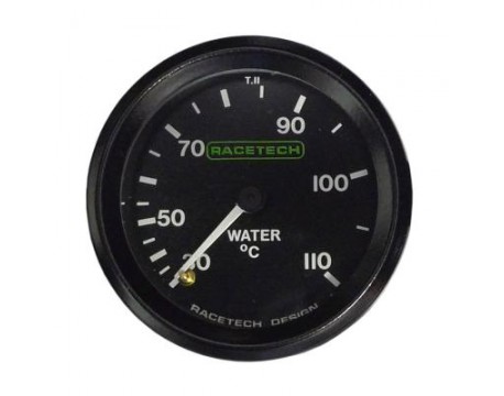 Manomètre de température d'eau mécanique Racetech