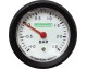 Manomètre de pression de turbo -1 / +2.5b blanc Racetech 
