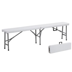 Banc pliant PVC 183cm