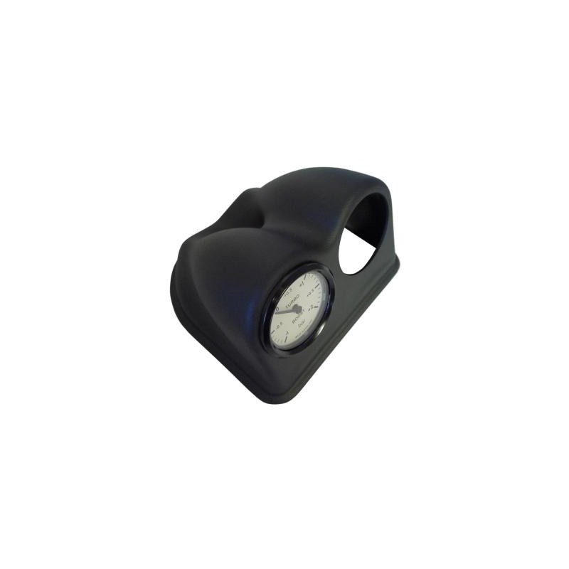 Support de manomètre double 52mm noir