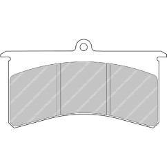 Plaquettes Ferodo Racing CP4751D43 / Wilwood