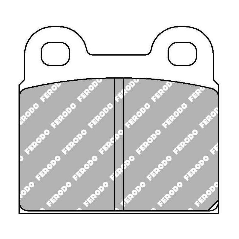 Plaquettes Ferodo Racing Alfa Giulia-Alfetta/Audi 80/Porsche 2.0-2.2-2.3L