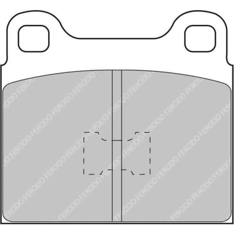 Plaquettes Ferodo Racing Audi 80/VW Golf 1-Sirocco