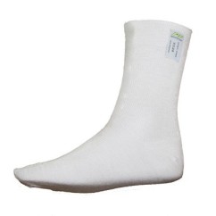 Chaussettes anti-feu mi-longues OMP écru FIA