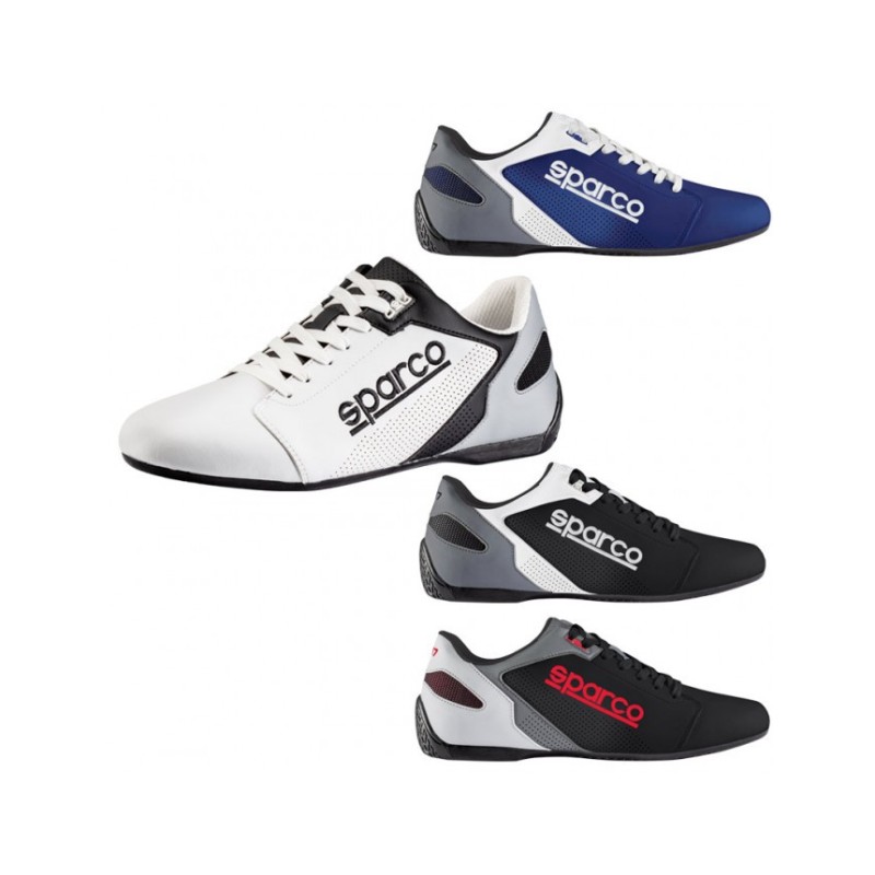 Chaussure Sparco Time 77 cuir blanche