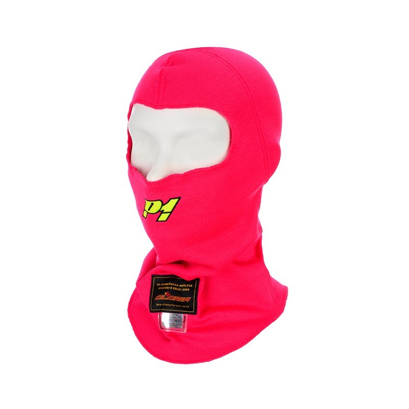 Cagoule ouverte P1 rose fluo FIA