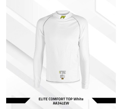 T-shirt ignifugé P1 blanc FIA