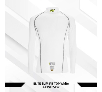 T-shirt ignifugé P1 Slim blanc FIA