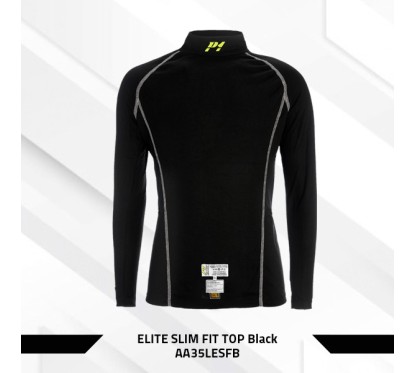 T-shirt ignifugé P1 Slim noir FIA