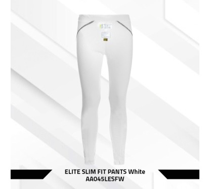 Caleçon ignifugé P1 Slim blanc FIA