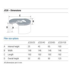 Filtre à air ITG JC20