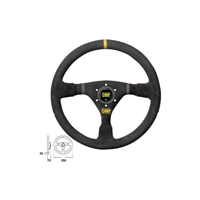 Volant OMP WRC 350mm tulipé 65mm - ASC Racing